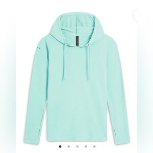 ANETIK Breeze Tech Hoody Seafoam Heather Surf Fish Outdoors $75